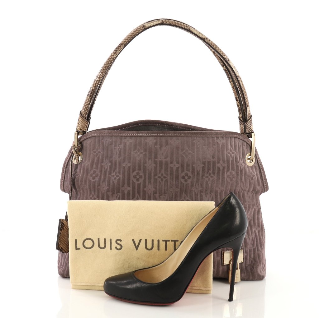 Louis Vuitton Wish Bag Monogram Suede with Pyth – OnlySheack