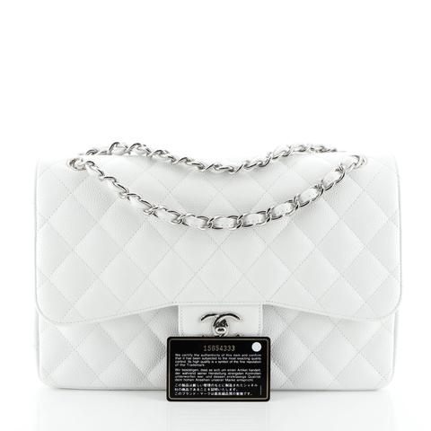 Chanel

Classic Double Flap Bag Quilted Caviar Jumbo