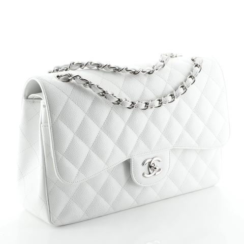 Chanel

Classic Double Flap Bag Quilted Caviar Jumbo