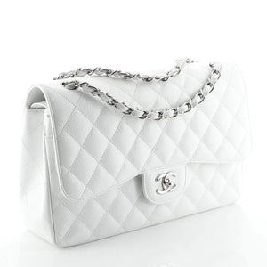 Chanel

Classic Double Flap Bag Quilted Caviar Jumbo