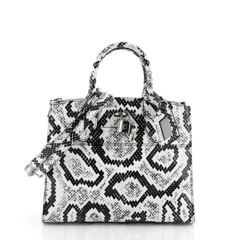 Louis Vuitton City Steamer Handbag Leather Pm
