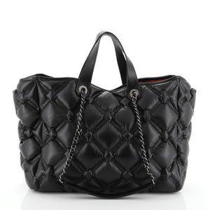 Chanel Chesterfield Shopping Tote Quilted Leather Large – OnlySheack
