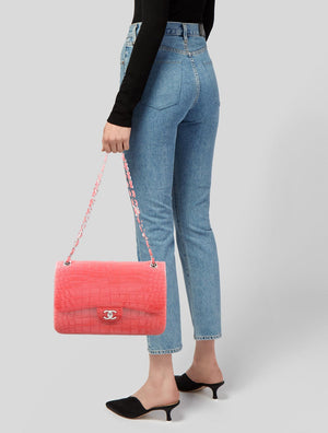 Alligator Classic Jumbo Double Flap Bag