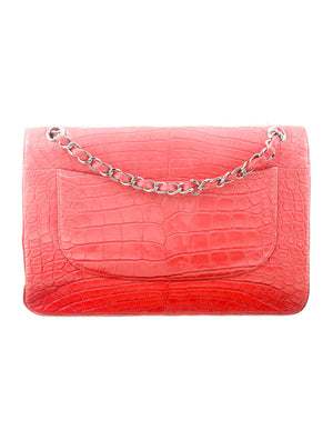 Alligator Classic Jumbo Double Flap Bag
